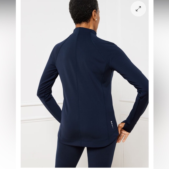 PERFORMANCE INTERLOCK MOCKNECK JACKET size P- gently used - Picture 2 of 16